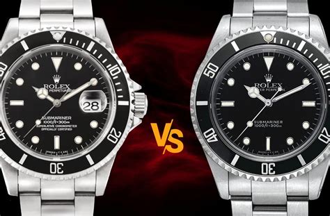 rolex submariner ceramic date vs no date|2022 rolex submariner no date.